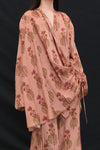 Mutedance 25 Spring/Summer Silk V-Neck Lace-Up Top MD-MD25SS45-ROSE